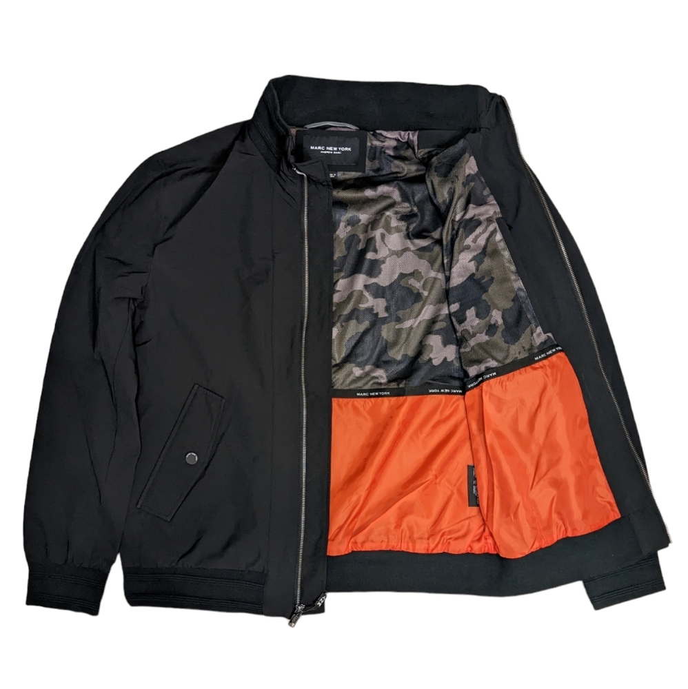 Marc New York Buxton Bomber Jacket Black Medium